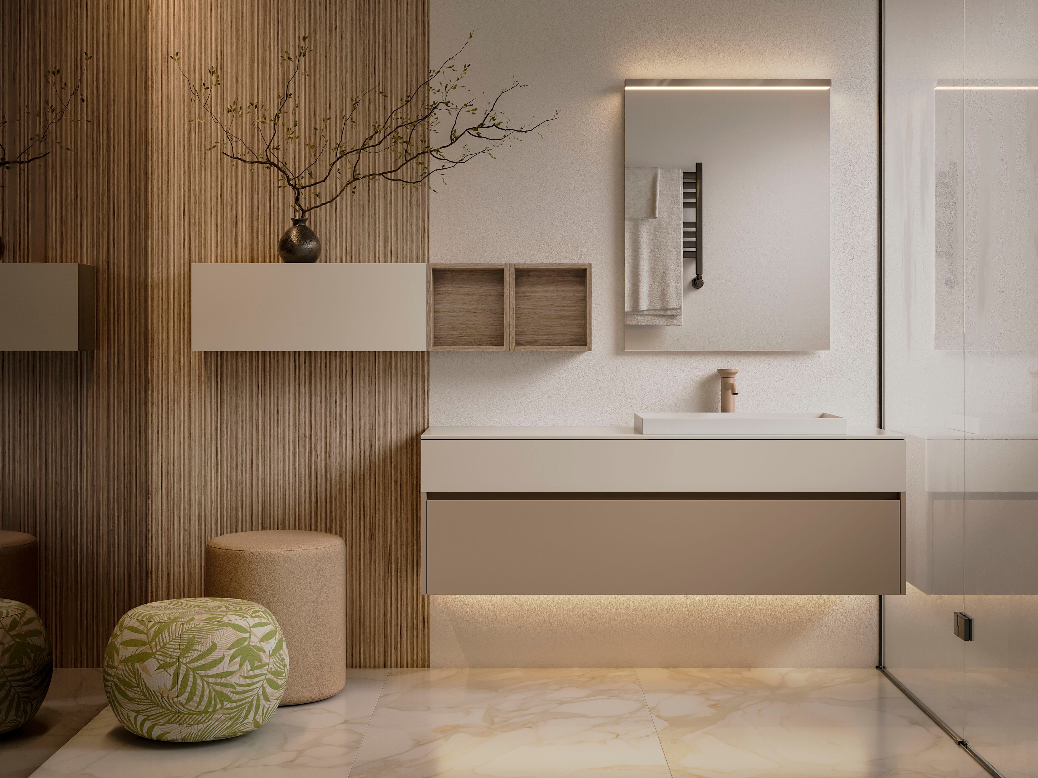 Подвесной умывальник с ящиками Mobilcrab Mood ARCH-00100627 - Вид №1