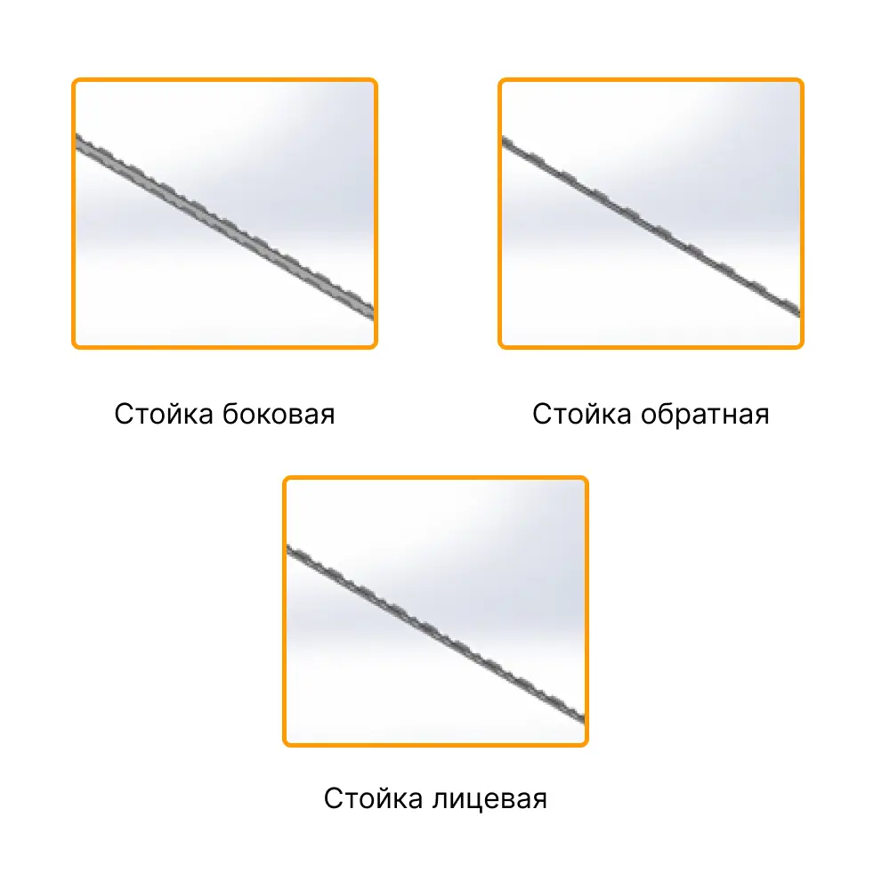 Набор П-планок еврожалюзи Утес 2 м 4.3 см RAL 7024 серый антрацит 89367694 STLM-2197434 Santreyd  - Вид №1