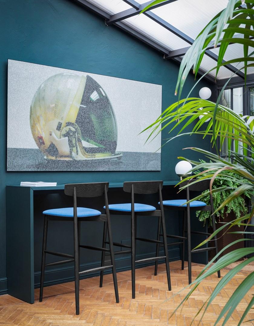 Miniforms Высокий табурет с подставкой для ног Claretta sun-id-1419282 - Вид №1