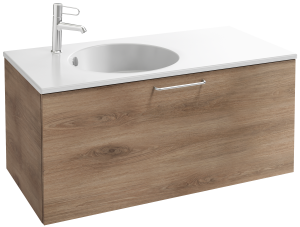 EB2514-R5-G1C Тумба под столешницу 100 см, 1 верхний ящик, хромированная ручка JACOB DELAFON ODÉON RIVE GAUCHE