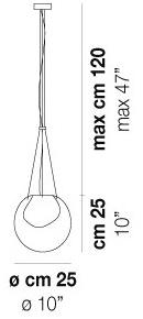 Vetreria Vistosi Подвесной светильник из стекла Poc sun-id-1433058 - Вид №5