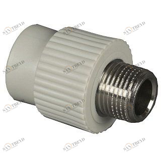 Муфта НР 50х1"1/2 полипропилен FV-PLAST 215050