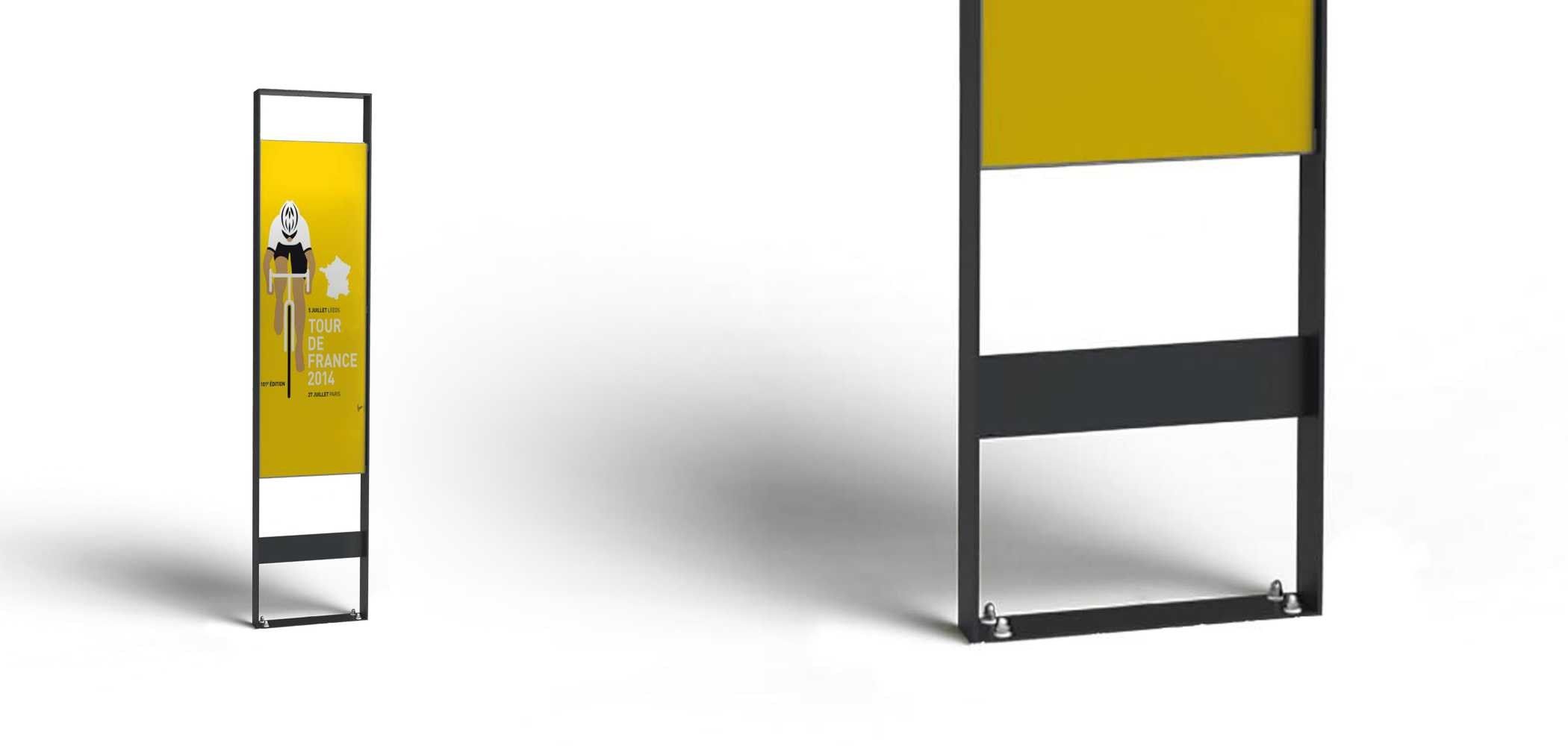 Стальная двухсторонняя доска объявлений для общественных мест Metalco SENNA ARCH-00035474 - Вид №2