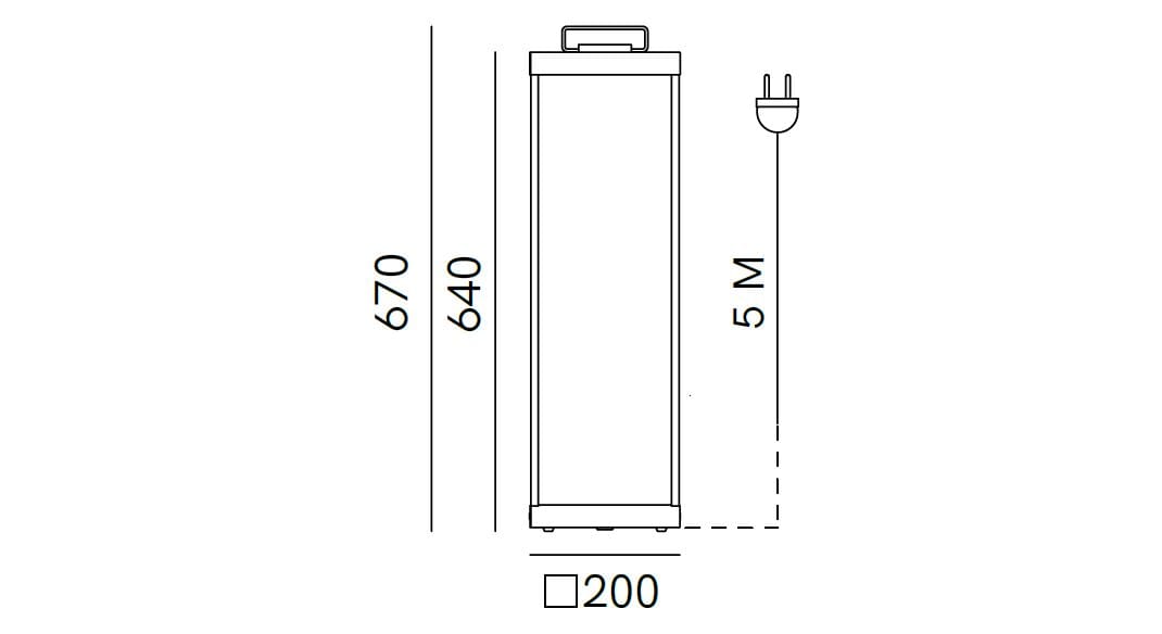 Напольная лампа из латуни Il Fanale фонари Slim ARCH-00062627 - Вид №2