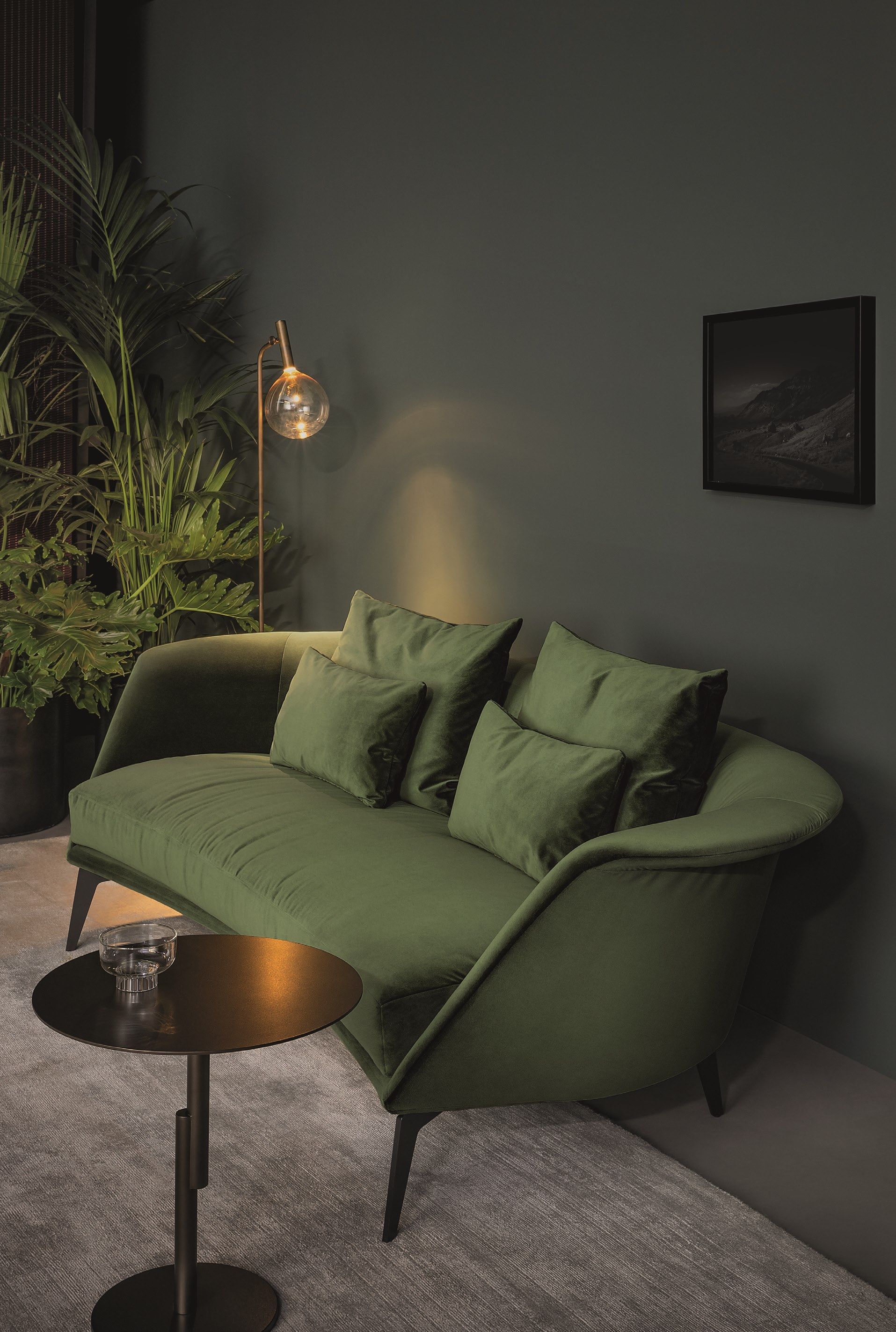 Изогнутый диван из ткани BONALDO Lovy ARCH-00130893 - Вид №6