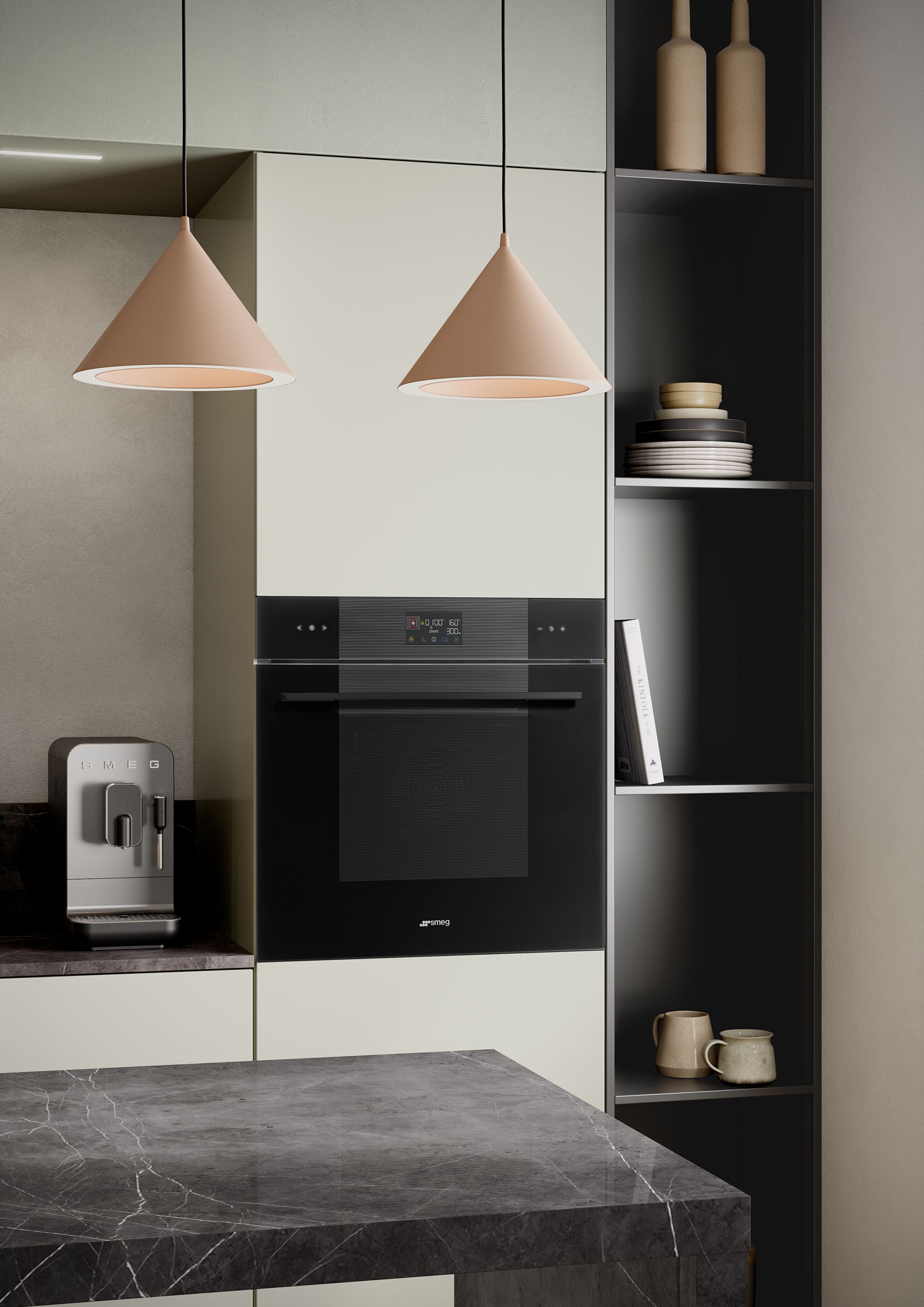 Встроенная комбинированная печь Smeg линия ARCH-00038486 - Вид №2