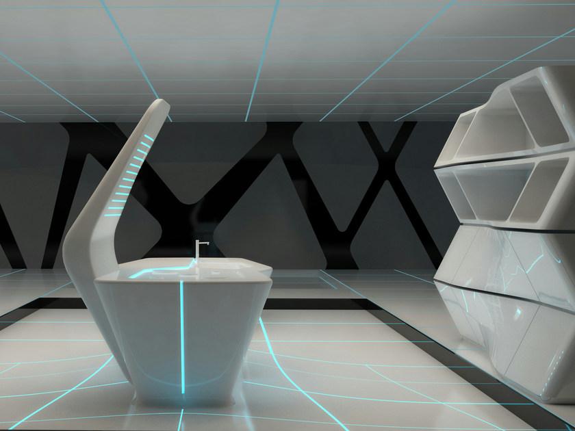 ERNESTOMEDA Кухня из Corian® с островом sun-id-1378528 - Вид №2