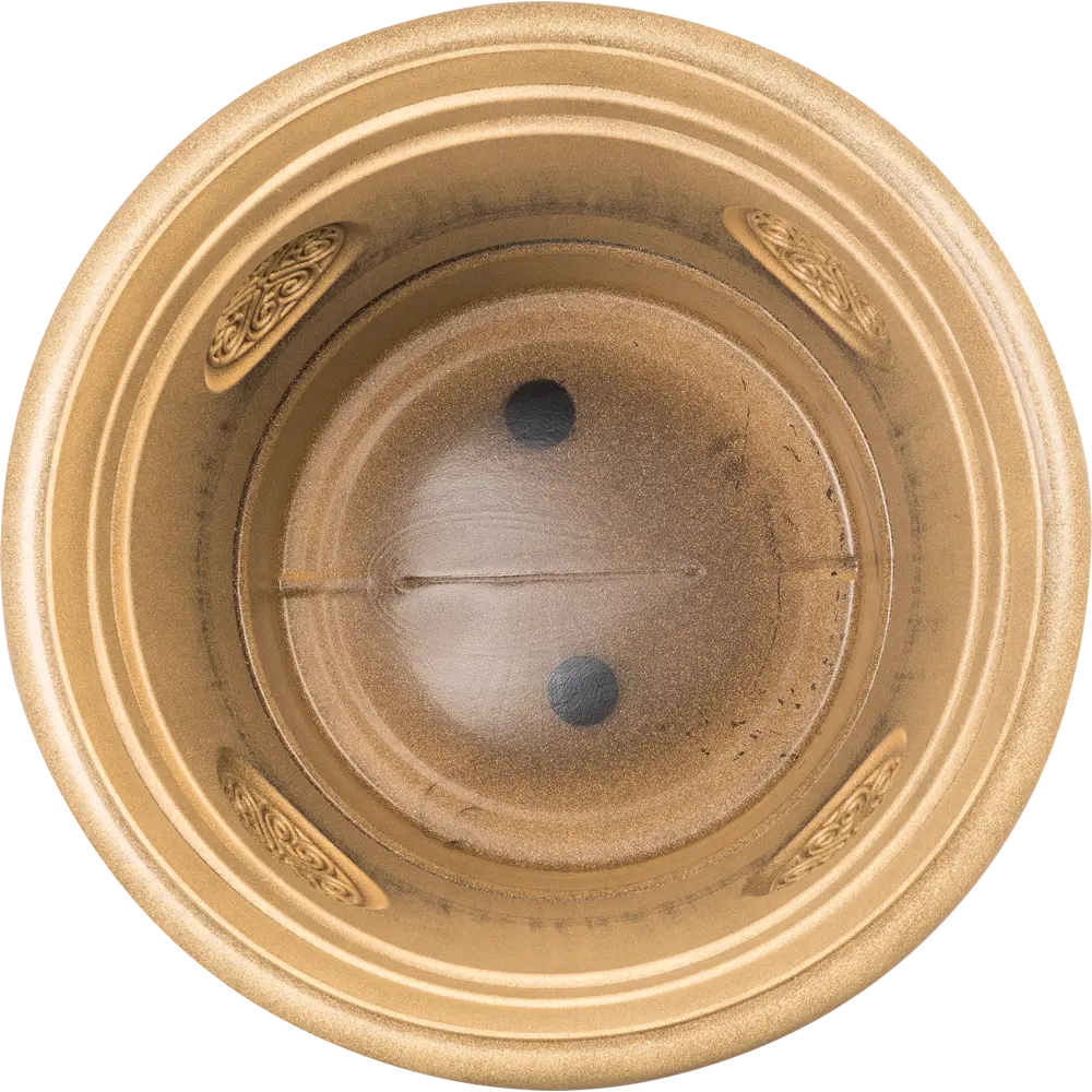 Кашпо ТЕК.А.ТЕК Medallion для сада и интерьера в стиле каменной текстуры 82219010 STLM-0022175 - Вид №1