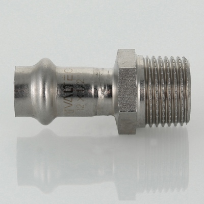 VTi.901.I.002805 Пресс-фитинг из нержавеющей стали с наружной резьбой Valtec 28 мм х 3/4"  - Вид №8