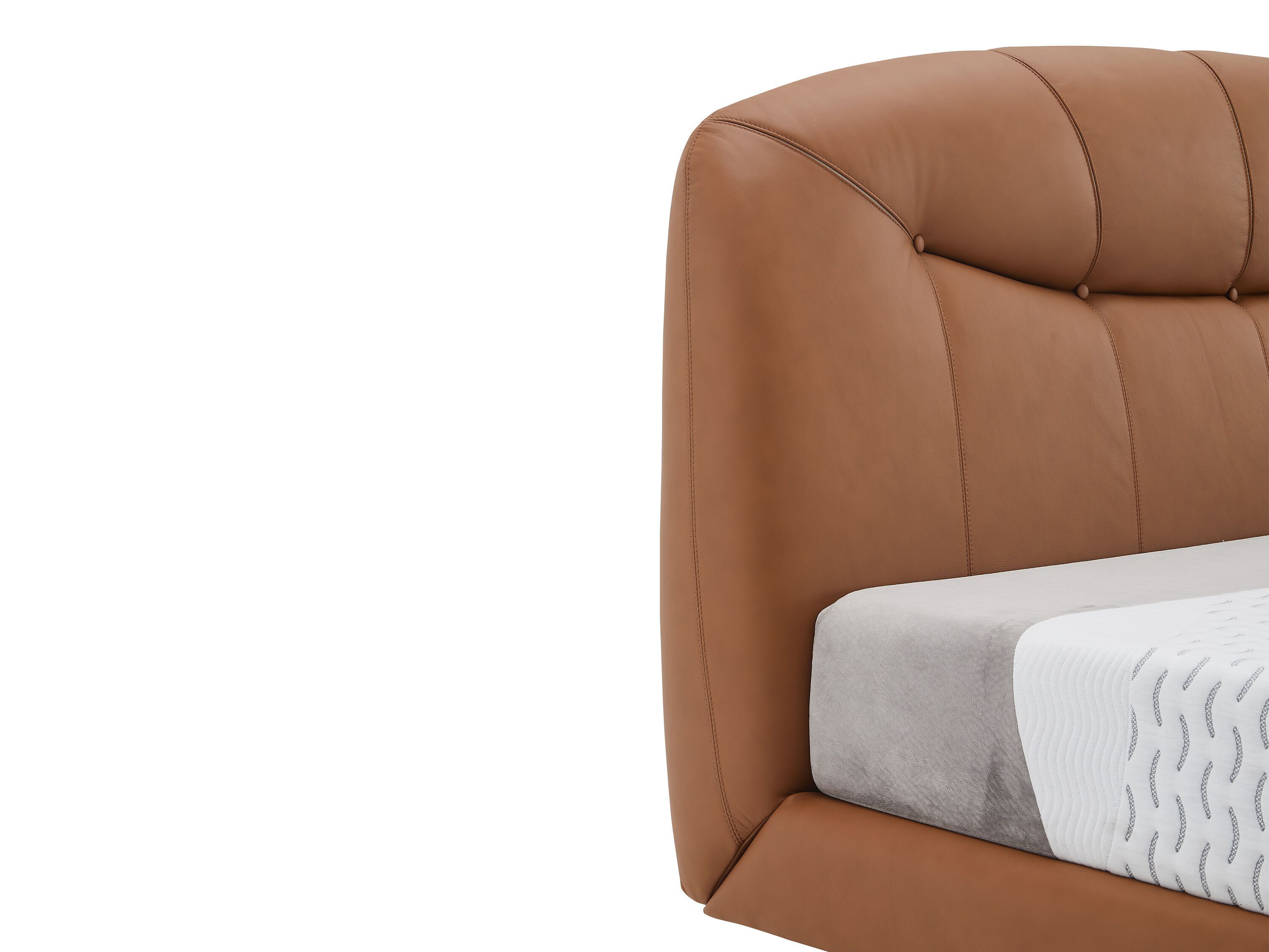 Полуторная кровать с кожаной обивкой CAMPO DE' FIORI COZ638 ARCH-00119647 - Вид №4