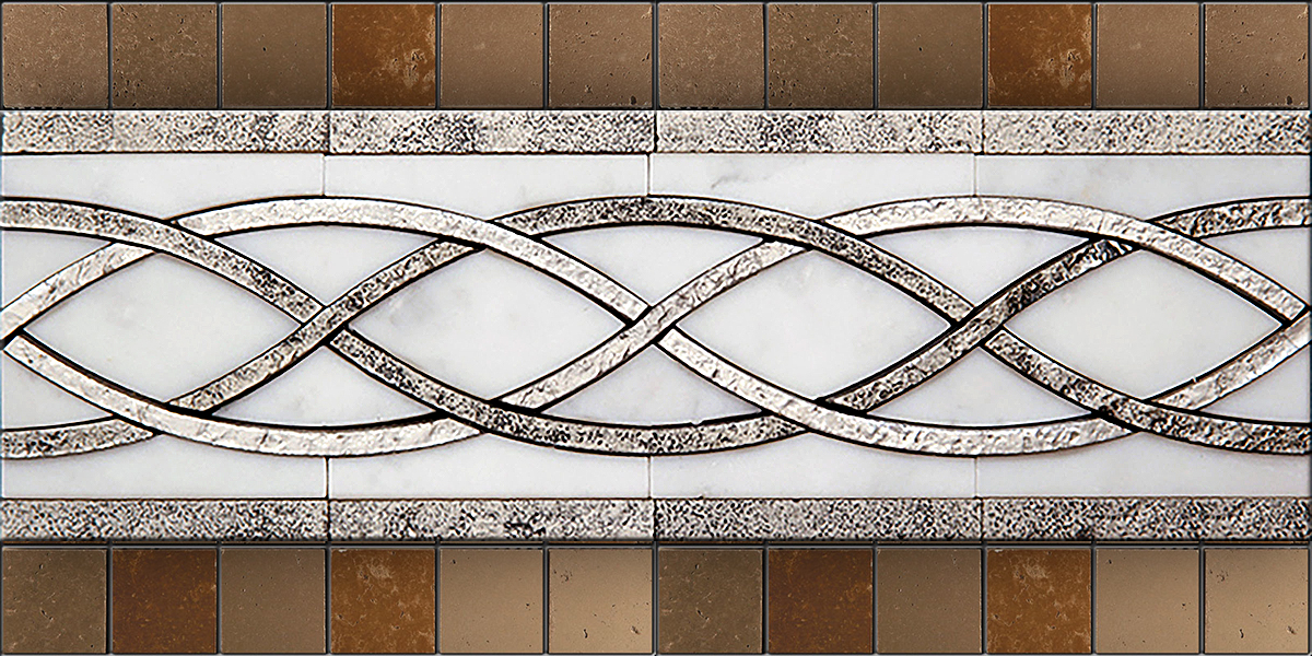 БОРДЮР ИЗ МРАМОРА EP-2 SKALINI ORNAMENTAL EP2 - Вид №1