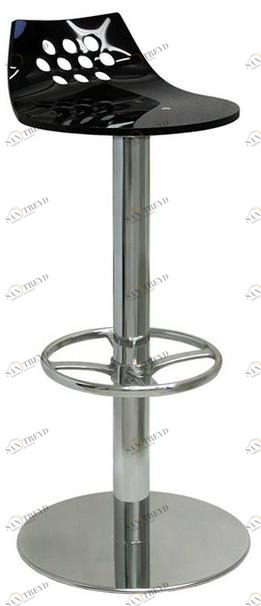 Vela Arredamenti Высокий поворотный стул из хромированной стали с подставкой для ног sun-id-1351453