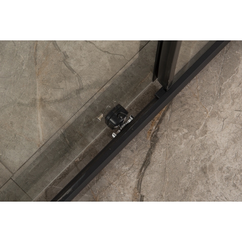 Orange E23-12090TB Душевой уголок без поддона с раздвижной дверкой., черного цвета. Никель sun-id-1517263 - Вид №6