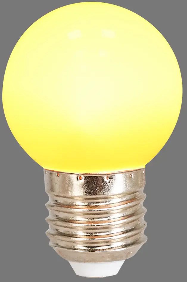 Светодиодная лампа Volpe E27 оранжевая шар для интерьера и улицы 82422140