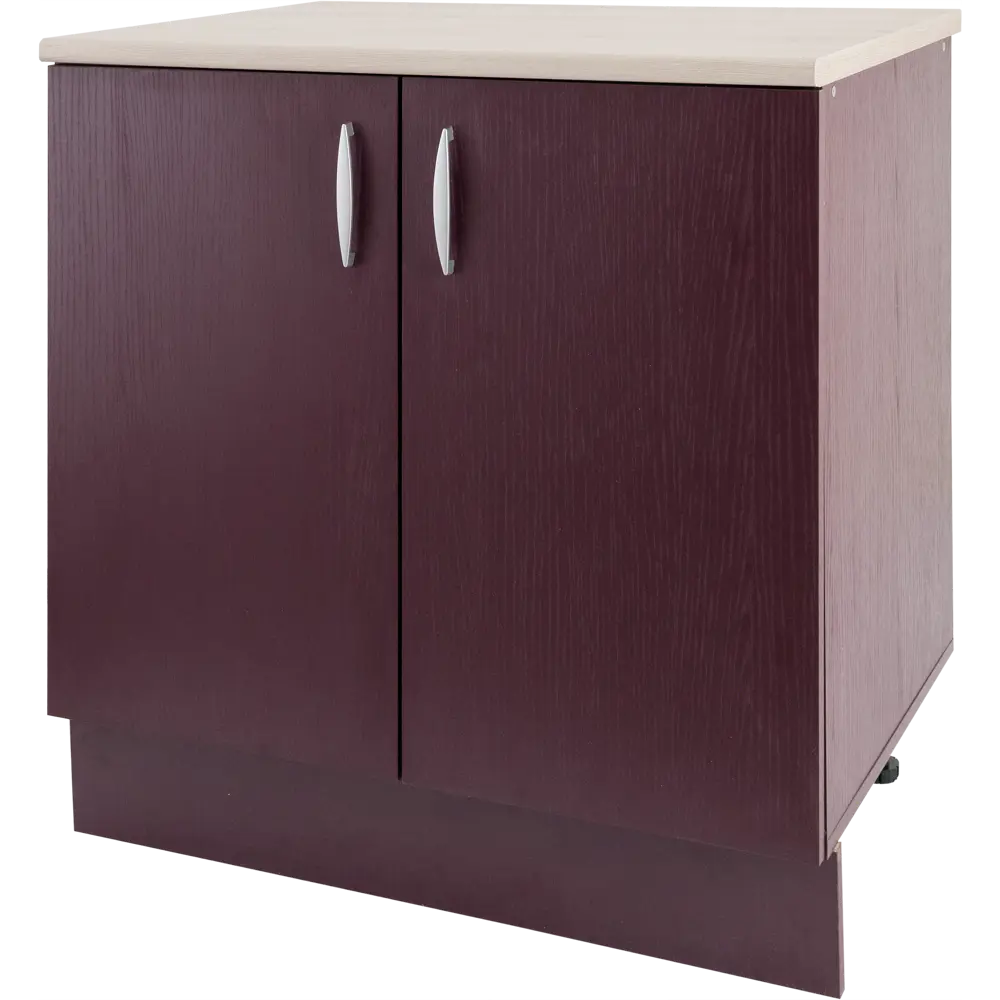 Шкаф напольный «Бургун» 80x85.2 см, ЛДСП, цвет бургун 82600387 STLM-2129192 Santreyd