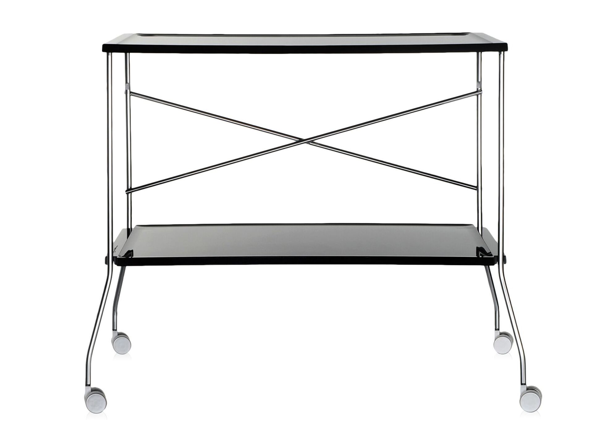 Хромированная стальная складная тележка для еды Kartell FLIP ARCH-00134517 - Вид №11