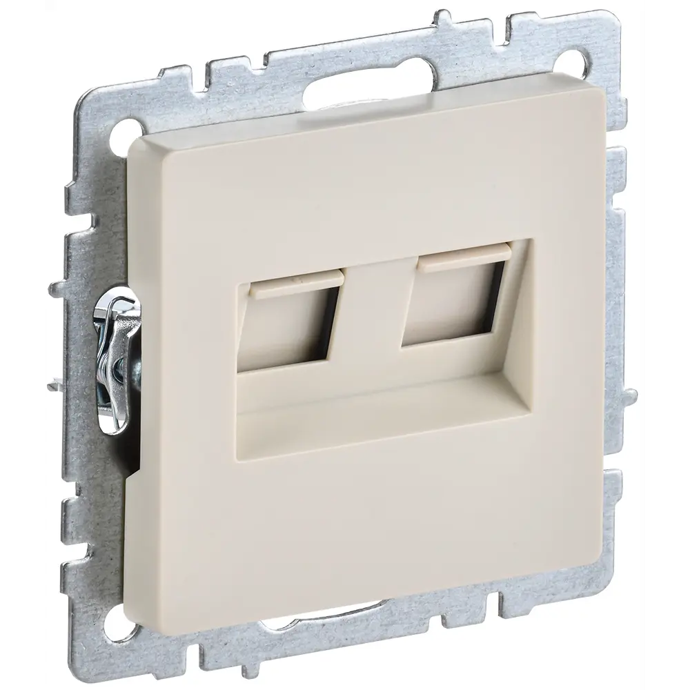 Компьютерная розетка IEK Brite для высокоскоростного интернета 87761511 STLM-1115106