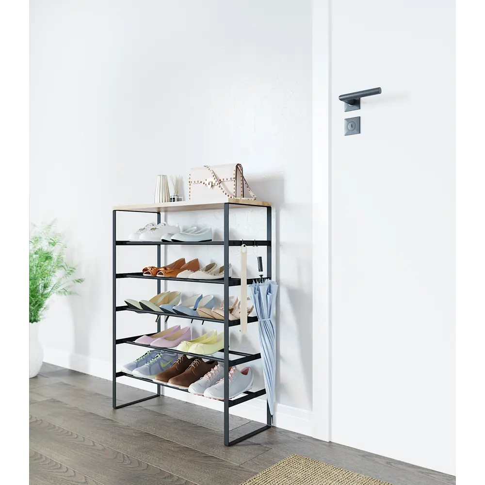 Santreyd Otto - металлическая обувница на 6 полок для современной прихожей 83728497 Отто STLM-0043869 - Вид №4
