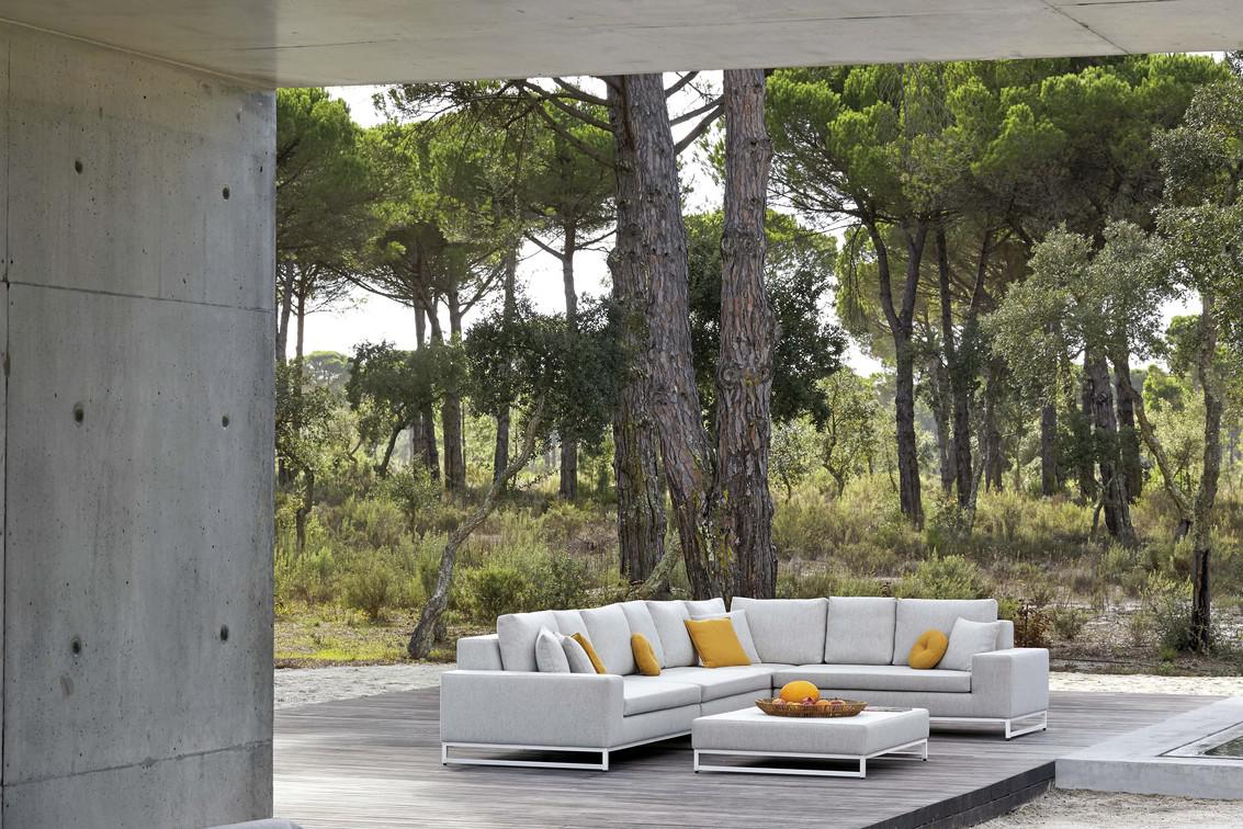 MNST402 Подставка для ног среднего размера лава лотосовый воробей Manutti Zendo - Вид №3