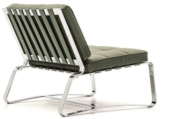 Minotti Стеганое кресло-санки из ткани sun-id-1356500 - Вид №1