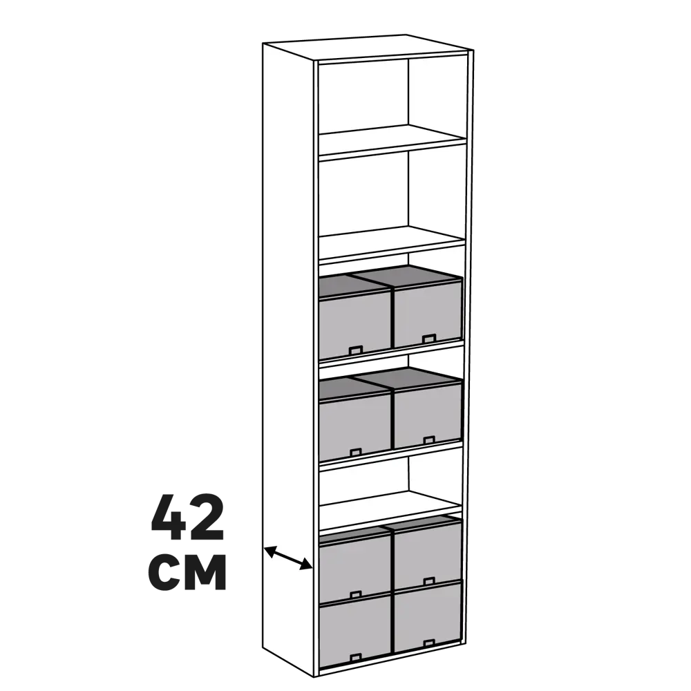 KONSENSA Органайзер для шкафа с вентиляцией 34,5×38,5×29 см 89397829 STLM-1576487 - Вид №6