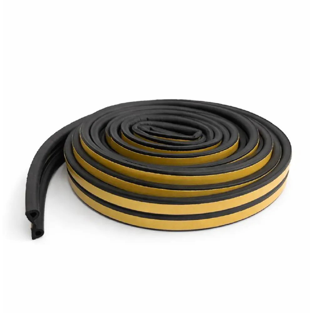Уплотнитель EPDM для окон и дверей самоклеящийся Monlid P-профиль 6 м цвет черный 89434444 STLM-2132547  - Вид №1