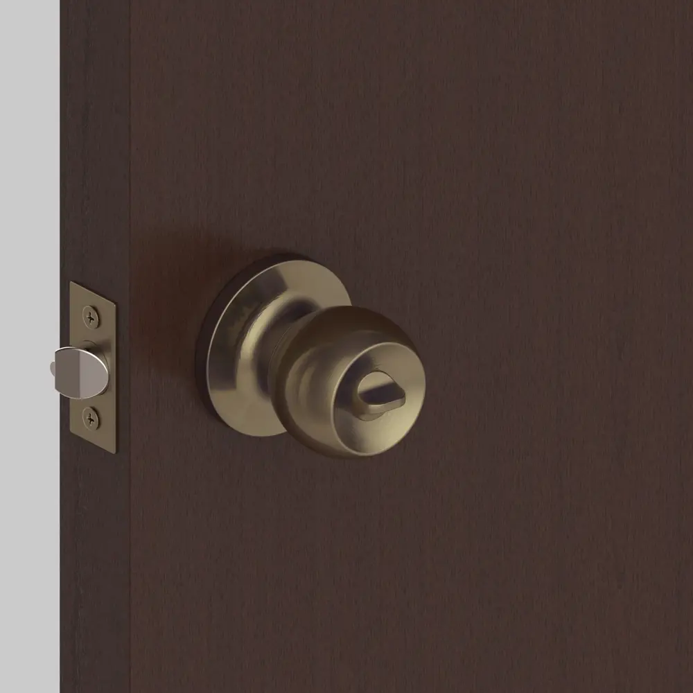 Ручка-защелка 672/BL AB-E, с фиксатором, цвет бронза FUARO STLM-2195665 - Вид №7