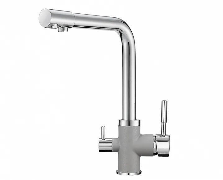 3015, XРОМ/АЛЮМИНИУМ, СМЕСИТЕЛЬ КУХОННЫЙ