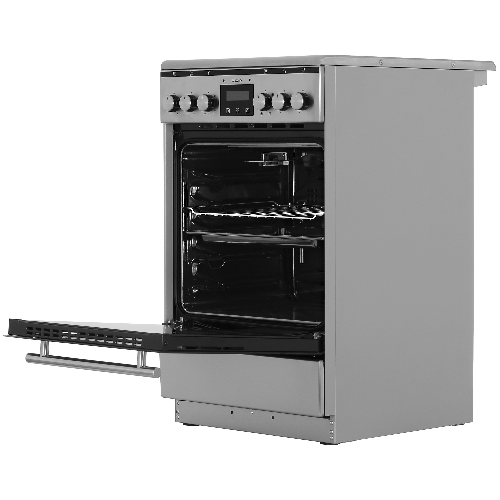 5407868 Электрическая плита DEXP 1YLO56CDS серебристый STDN-0111267 - Вид №4