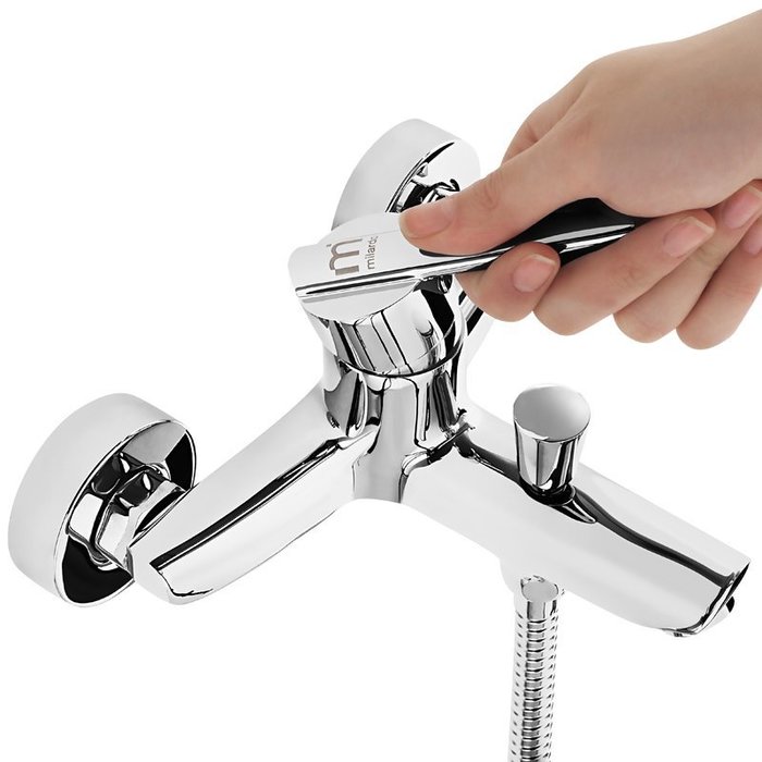 MAGSB00M02 Milardo Magellan Смеситель для ванны с коротким изливом Magellan Россия  - Вид №2