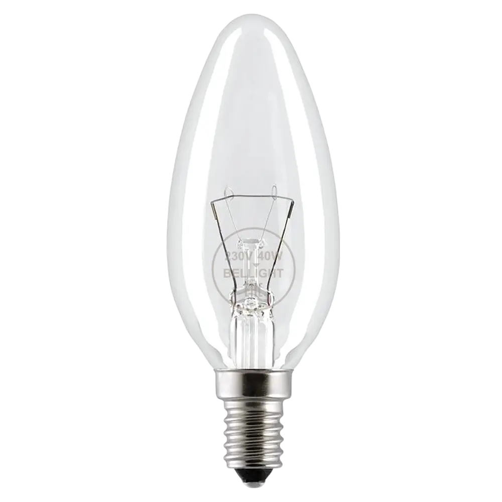 Лампа Bellight E14 40Вт свеча с теплым светом 89365478 STLM-0924724 - Вид №1