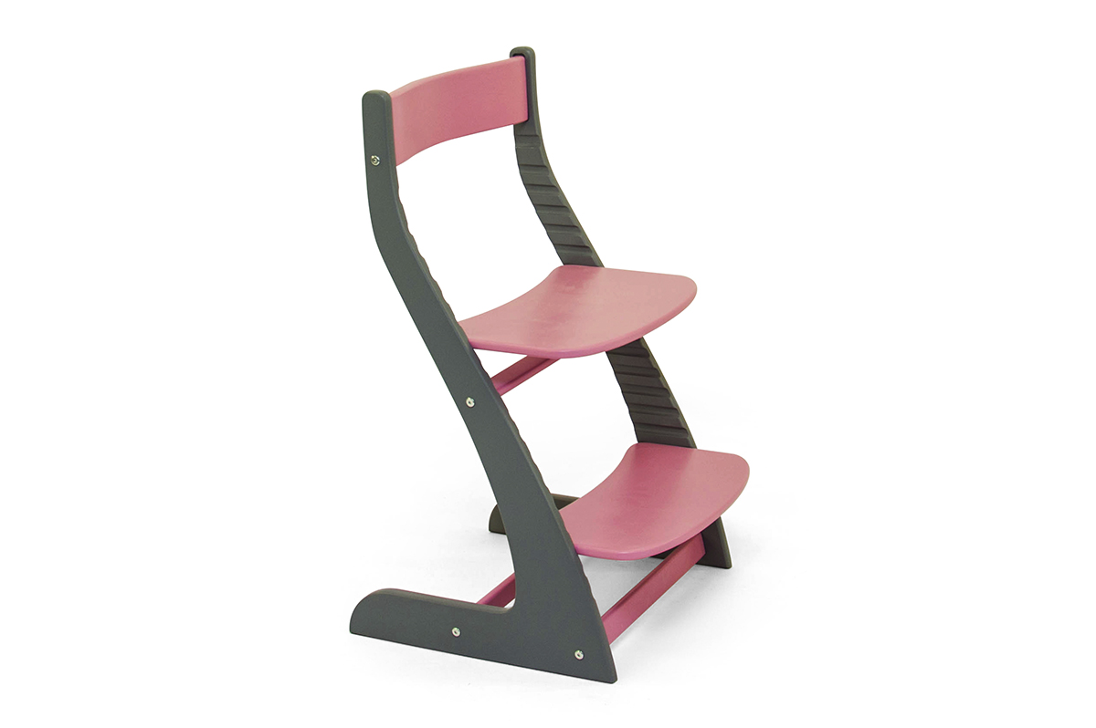 Детский растущий регулируемый стул "Усура" графит, лаванда БЕЛЬМАРКО  326887 Розовый;серый Santreyd  - Вид №1