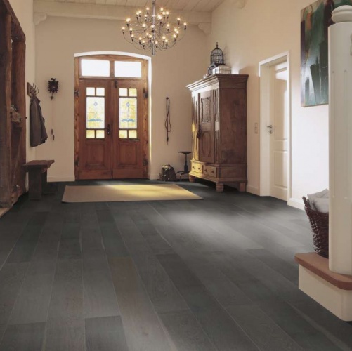 Паркетная доска Meister PD 400 Cottage Титаново-серебристый 8221 Дуб Рустик с брашью (Текстурированная) 2200х180 мм 2300200040 - Вид №2