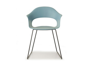 Стул для саней из инженерного пластика с подлокотниками