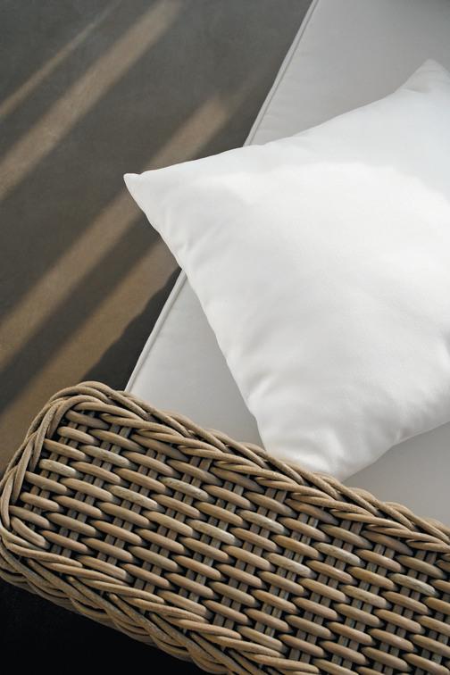 MNST451 2,5 мест. диван фиксированный шнур 8мм старый серый Manutti San Diego - Вид №2