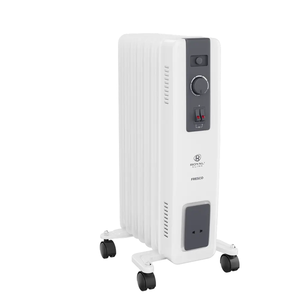 Обогреватель масляный Royal Clima FR9-2000M с механическим термостатом 2000 Вт цвет белый STLM-2021591 - Вид №2