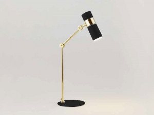 032360 Настольная лампа черный - золотой Aromas del Campo Pago