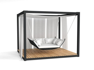 Садовая кровать с балдахином