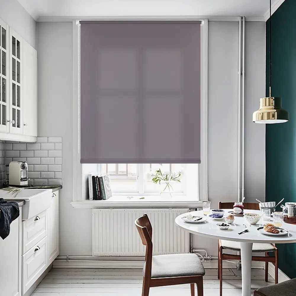 Штора рулонная Plain, 70x160 см, цвет серый PRAKTO STLM-2117675 - Вид №5