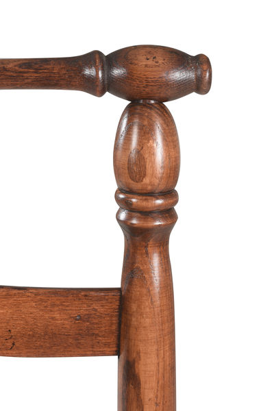 W543 Боковой стул Macclesfield Ladderback ijlbrown  - Вид №4