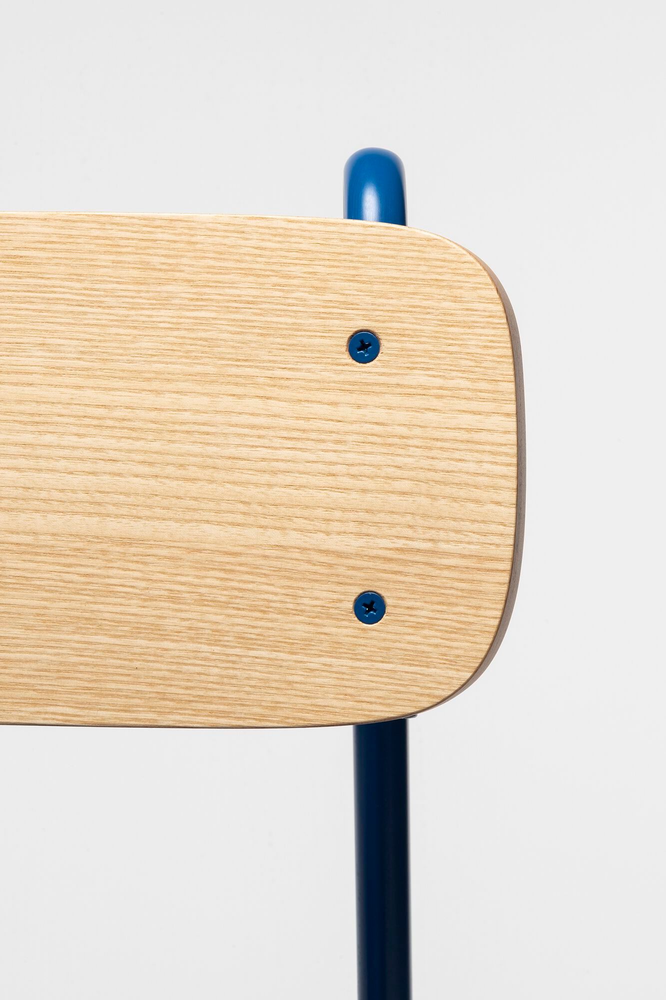 Окрашенный металлический стул со встроенной подушкой из искусственной кожи CHAIRS & MORE Lena ARCH-00091348 - Вид №14