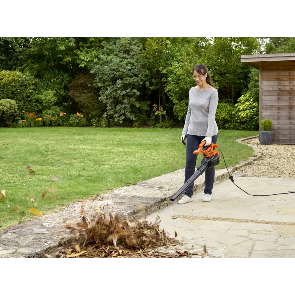 Пылесос-воздуходувка садовый электрический Black&Decker BEBLV260-QS 2600 Вт BLACK + DECKER STLM-2159687 - Вид №4