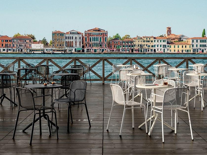 COLOS Штабелируемый стул из металлической сетки с подлокотниками Villa sun-id-1344973 - Вид №5