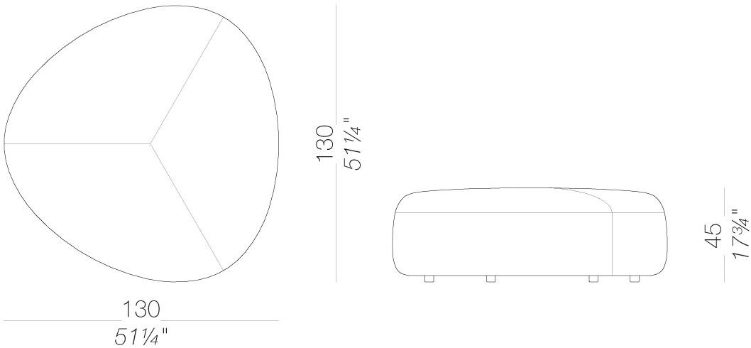 Lapalma Садовый пуф из ткани со съемной крышкой Kipu outdoor sun-id-1417320 - Вид №20