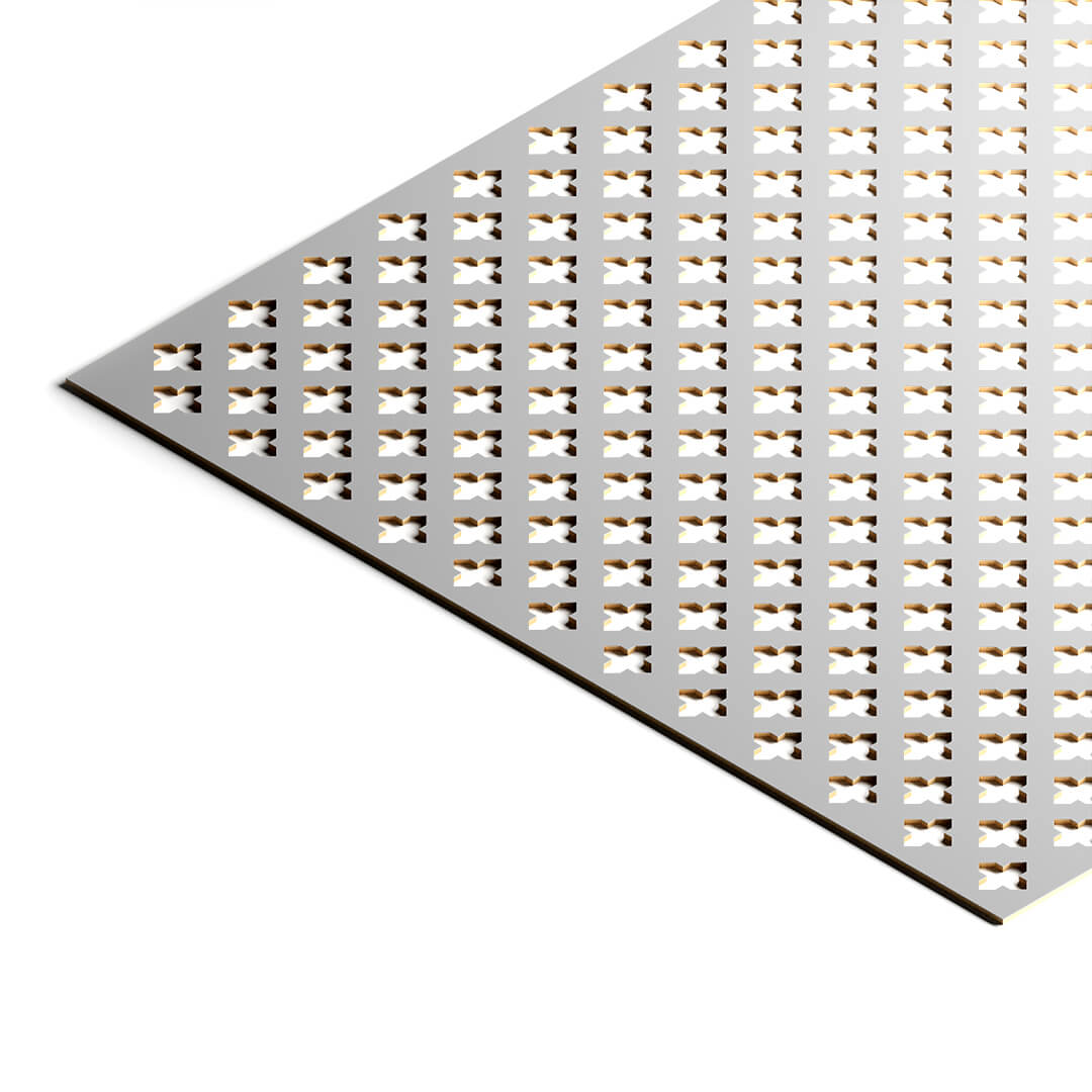 Панель декоративная перфорированная без рамки 140х60 см Готико белый STELLA Глория STSR-185