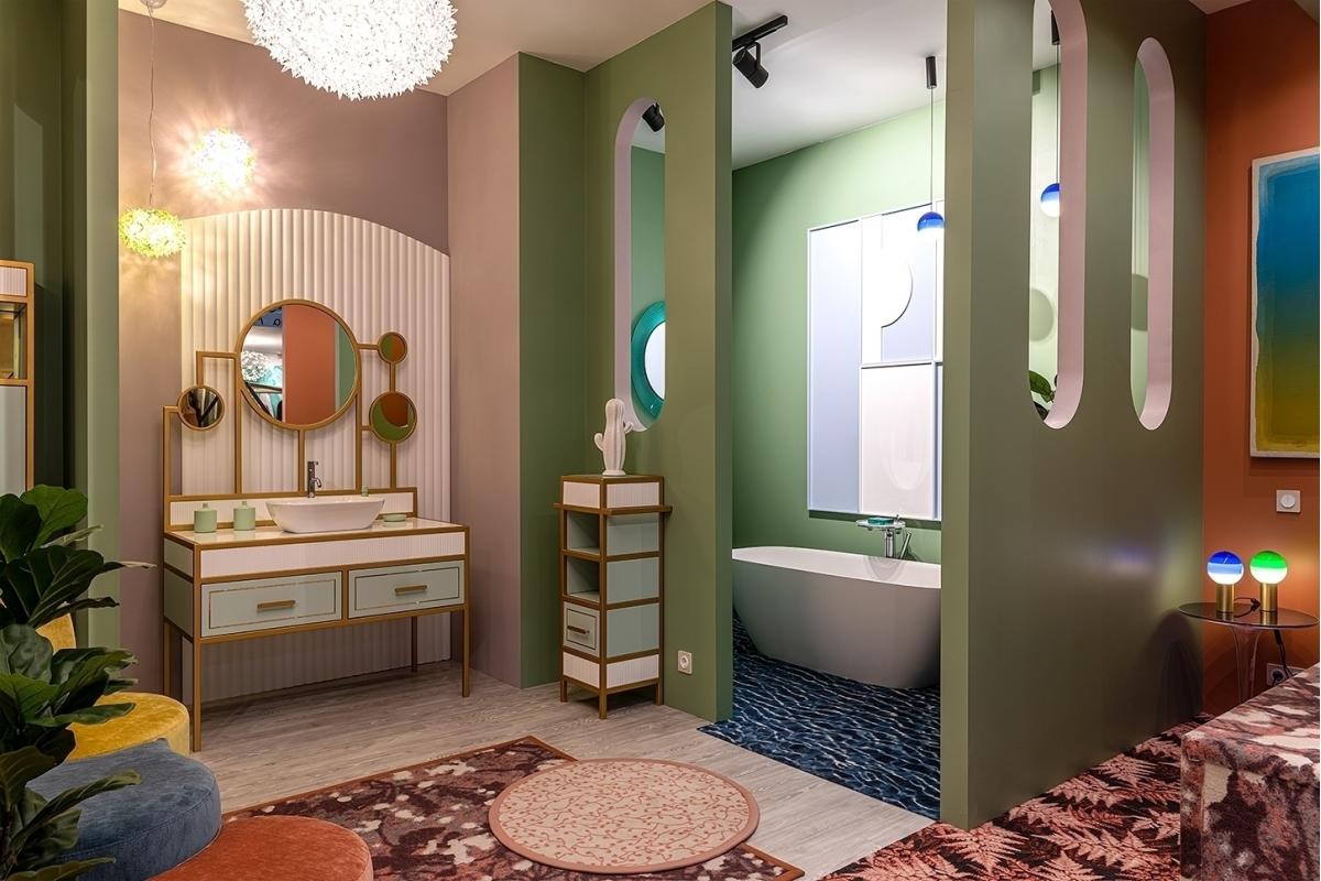 085689 Настольный светильник S бело-графитовый Marset Dipping Light  - Вид №6