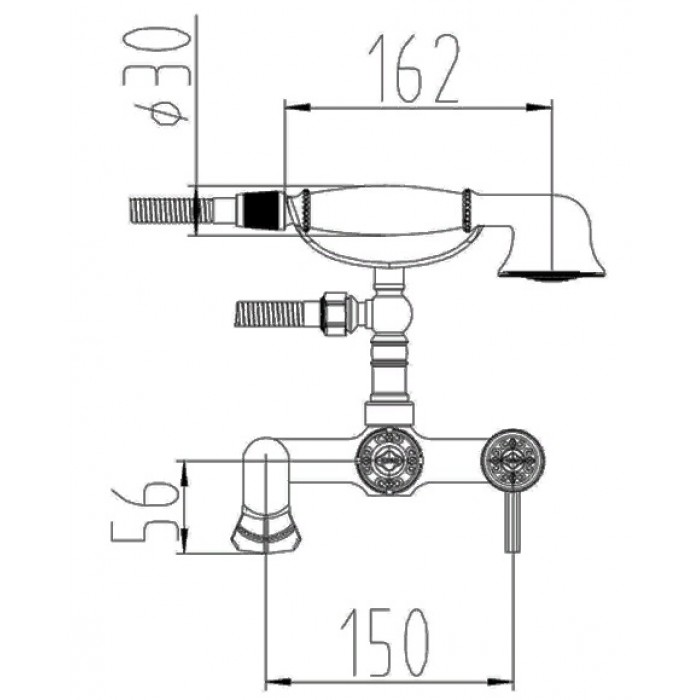 Zorg A 200W-SL Смеситель для кухни Zorg  - Вид №2