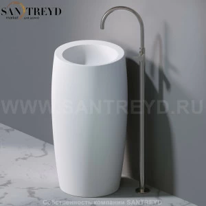 L100T0R0VT.101 Напольная раковина круглая A. e T. Italia SPOT Белый матовый