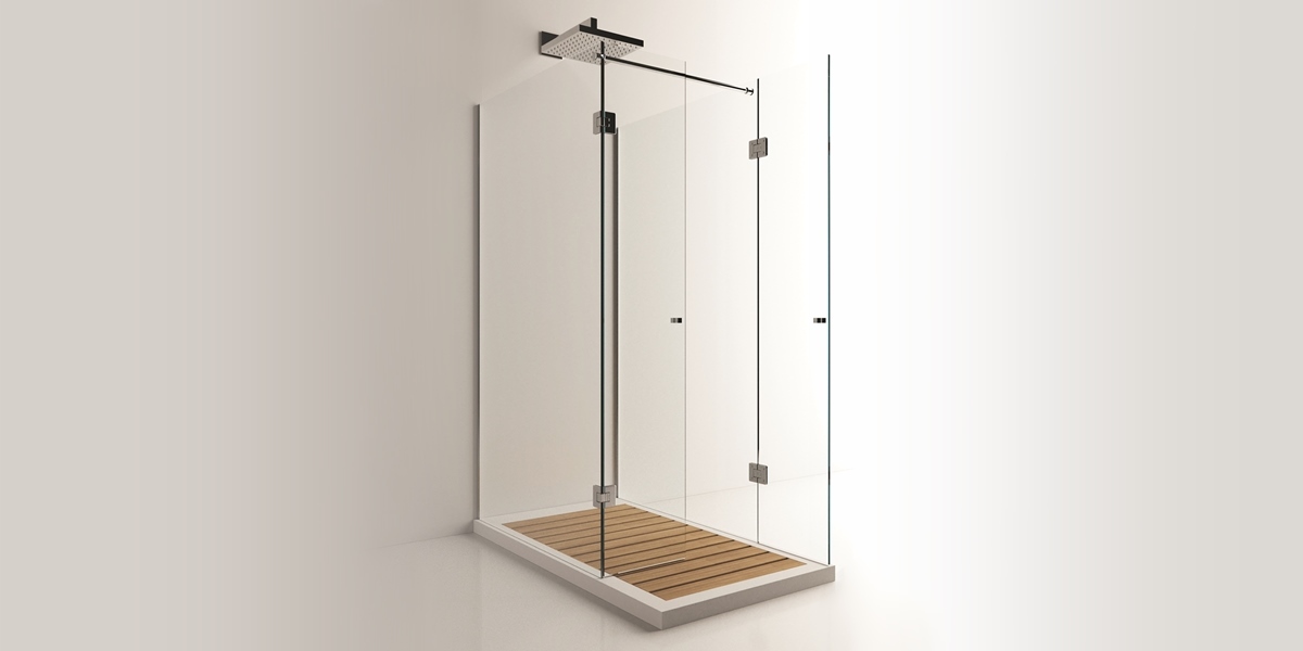 Moma Design Душевой поддон 800х1800 One Shower Wood белый/дерево OSHW0311818 - Вид №1