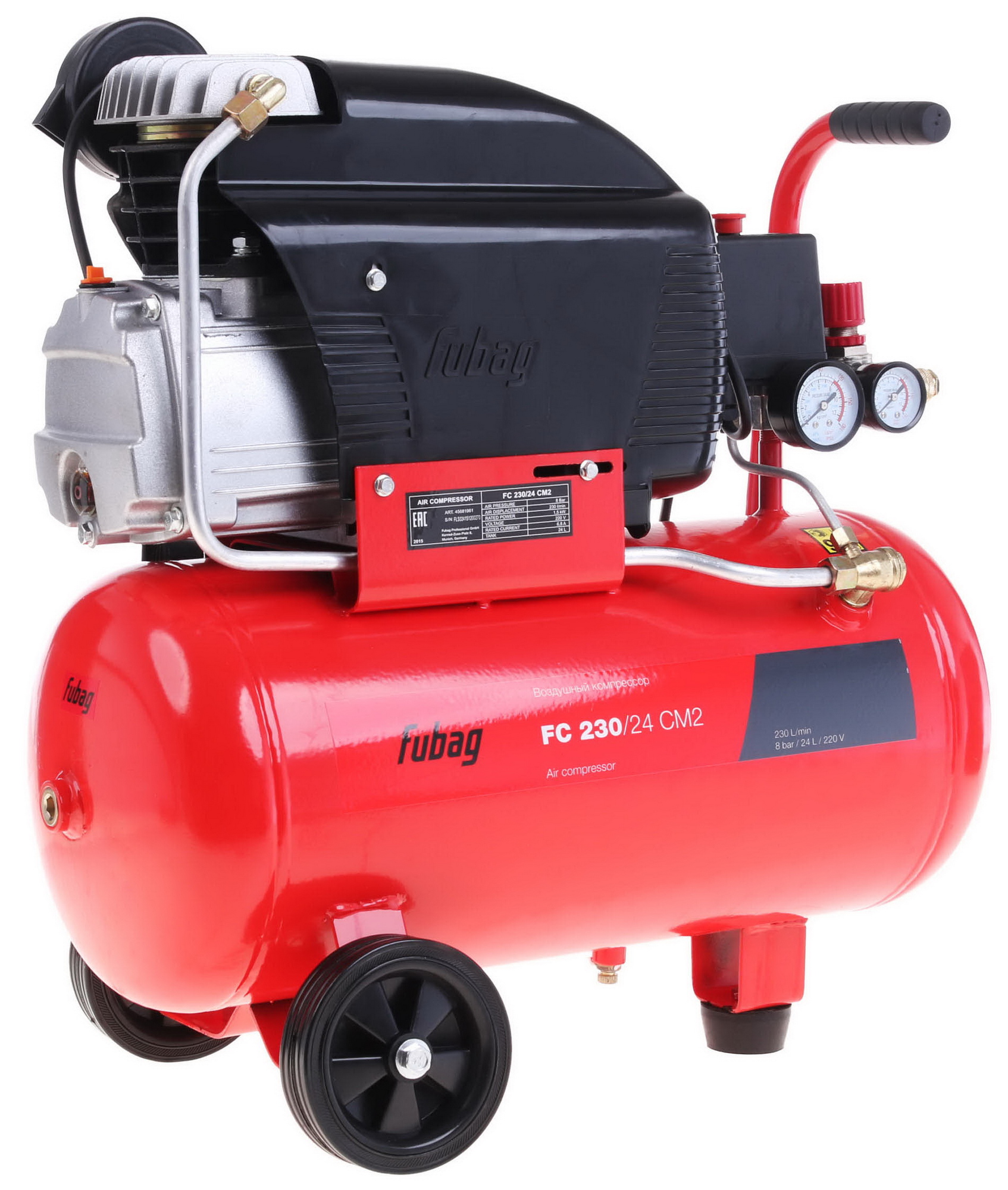Компрессор поршневой масляный Fubag FC 230/24 CM2 1052849 STDN-0044402 - Вид №1